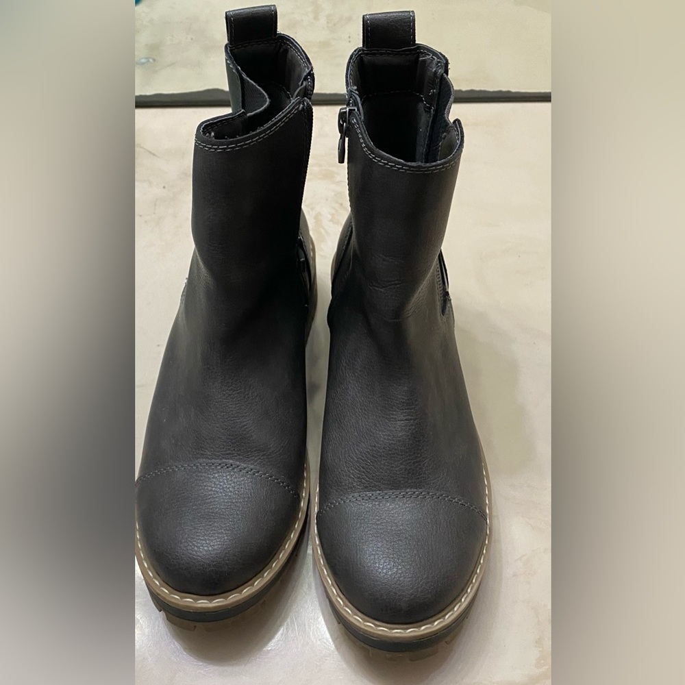 Grey Ankle Boots
